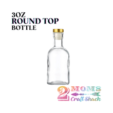 Load image into Gallery viewer, 3oz ROUND TOP BOTTLE - GLASS