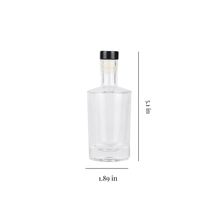 Load image into Gallery viewer, 3oz SQUARE TOP BOTTLE - GLASS