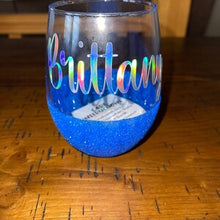 Load image into Gallery viewer, Personalize Stemless Wine Glass
