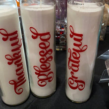 Load image into Gallery viewer, Grateful, Thankful, &amp; Blessed Candle Set
